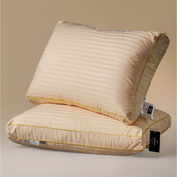 Фото - Набір ковдра полуторна + подушка MirSon №9562 Gold camel 140х205 Wool + 50х70 (2200010806397)